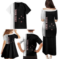 Personalised New Zealand 2025 Archery Basic Family Matching Puletasi and Hawaiian Shirt Archery NZ LT01 - Polynesian Pride