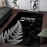 New Zealand 2025 Archery Area Rug Aotearoa Silver Arrows Black
