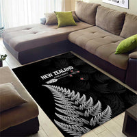 New Zealand 2025 Archery Area Rug Aotearoa Silver Arrows Black