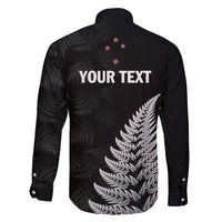 Personalised New Zealand 2025 Archery Family Matching Summer Maxi Dress and Hawaiian Shirt Aotearoa Silver Arrows Black