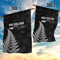 New Zealand 2025 Archery Garden Flag Aotearoa Silver Arrows Black