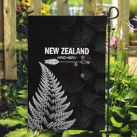 New Zealand 2025 Archery Garden Flag Aotearoa Silver Arrows Black