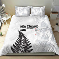 New Zealand 2025 Archery Bedding Set Aotearoa Silver Arrows White