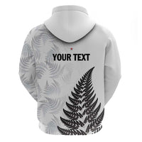 Personalised New Zealand 2025 Archery Hoodie Aotearoa Silver Arrows White