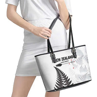 New Zealand 2025 Archery Leather Tote Bag Aotearoa Silver Arrows White