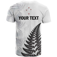 Personalised New Zealand 2025 Archery T Shirt Aotearoa Silver Arrows White