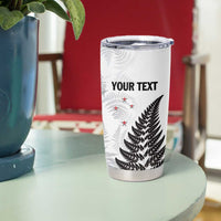 Personalised New Zealand 2025 Archery Tumbler Cup Aotearoa Silver Arrows White