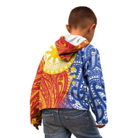 Philippines Kid Hoodie Pilipinas Polynesian Pattern