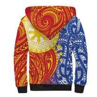 Philippines Sherpa Hoodie Pilipinas Polynesian Pattern LT01 - Polynesian Pride