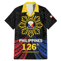 Personalized Philippines Independence Day Family Matching Mermaid Dress and Hawaiian Shirt Filipino 126th Anniversary Sun Tattoo