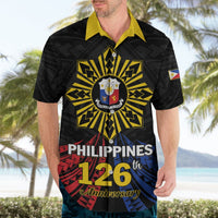 Personalized Philippines Independence Day Hawaiian Shirt Filipino 126th Anniversary Sun Tattoo LT01 - Polynesian Pride
