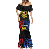 Personalized Philippines Independence Day Mermaid Dress Filipino 126th Anniversary Sun Tattoo LT01 - Polynesian Pride