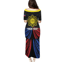 Personalized Philippines Independence Day Puletasi Filipino 126th Anniversary Sun Tattoo LT01 - Polynesian Pride