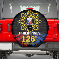 Philippines Independence Day Spare Tire Cover Filipino 126th Anniversary Sun Tattoo
