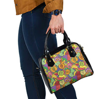 Hawaii Fruits Hippie Style Shoulder Handbag Vibrant Colorful LT01 - Polynesian Pride