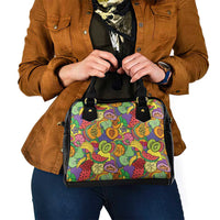 Hawaii Fruits Hippie Style Shoulder Handbag Vibrant Colorful LT01 - Polynesian Pride