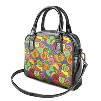 Hawaii Fruits Hippie Style Shoulder Handbag Vibrant Colorful LT01 - Polynesian Pride