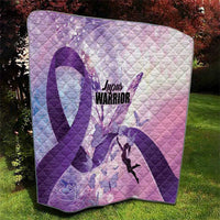 Polynesian Lupus Awareness Quilt Butterfly Hologram Lupus Warrior LT01 - Polynesian Pride