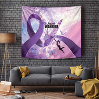 Polynesian Lupus Awareness Tapestry Butterfly Hologram Lupus Warrior