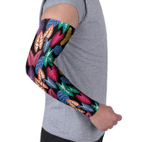 Hawaii Colorful Tropical Leaves Arm Sleeves