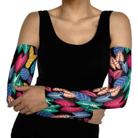 Hawaii Colorful Tropical Leaves Arm Sleeves