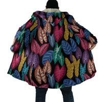 Hawaii Colorful Tropical Leaves Cloak