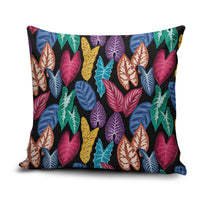 Hawaii Colorful Tropical Leaves Pillow Cover