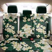 Hawaii Hibiscus Plumeria Green Back Car Seat Cover Polynesian Pattern