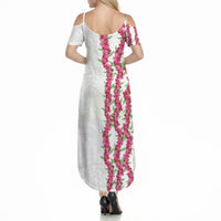 Hawaii Aalii Lei Summer Maxi Dress Aalii Ku Makani