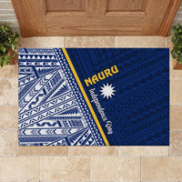 Nauru Independence Day Rubber Doormat Repubrikin Naoero Gods Will First LT01 - Polynesian Pride