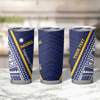 Personalised Nauru Independence Day Tumbler Cup Repubrikin Naoero Gods Will First