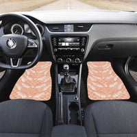 Apricot Mermaid Puakenikeni Maile Lei Car Mats