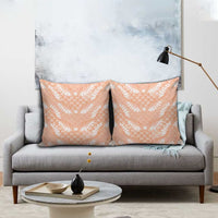 Apricot Mermaid Puakenikeni Maile Lei Pillow Cover LT01 - Polynesian Pride