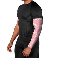 Soft Pink Mermaid Puakenikeni Maile Lei Arm Sleeves
