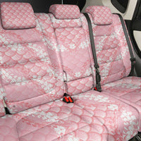 Soft Pink Mermaid Puakenikeni Maile Lei Back Car Seat Cover LT01 - Polynesian Pride