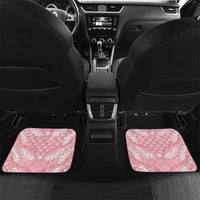 Soft Pink Mermaid Puakenikeni Maile Lei Car Mats