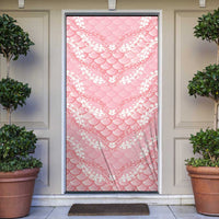 Soft Pink Mermaid Puakenikeni Maile Lei Door Cover LT01 Pink - Polynesian Pride