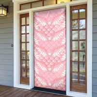 Soft Pink Mermaid Puakenikeni Maile Lei Door Cover LT01 - Polynesian Pride