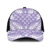 Lilac Mermaid Puakenikeni Maile Lei Mesh Trucker Cap