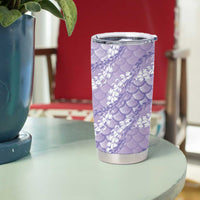 Lilac Mermaid Puakenikeni Maile Lei Tumbler Cup LT01 - Polynesian Pride