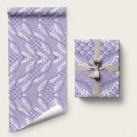 Lilac Mermaid Puakenikeni Maile Lei Wrapping Paper