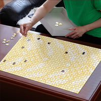 Pastel Yellow Mermaid Puakenikeni Maile Lei Puzzle
