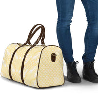 Pastel Yellow Mermaid Puakenikeni Maile Lei Travel Bag LT01 - Polynesian Pride