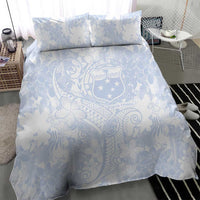Samoa White Sunday Bedding Set Plumeria Floral