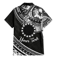 Kia Orana Cook Islands Family Matching Mermaid Dress and Hawaiian Shirt Circle Stars With Floral White Pattern LT01 - Polynesian Pride