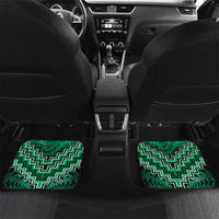 Personalised Aotearoa Matariki Car Mats Green Fern Maori Poutama