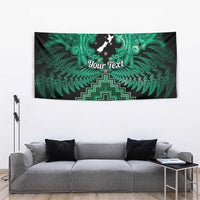 Personalised Aotearoa Matariki Tapestry Green Fern Maori Poutama