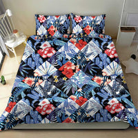 Hawaii Tropicana Blue Pattern Bedding Set - Polynesian Pride