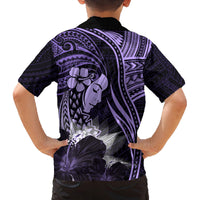 Polynesian Women Day 2024 Family Matching Tank Maxi Dress and Hawaiian Shirt Hibiscus Girl Tribal LT01 - Polynesian Pride