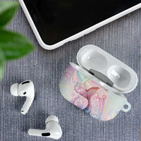 Hawaii Mermaid Sweet Pastel AirPods Case Polynesian Pattern Fish Hook